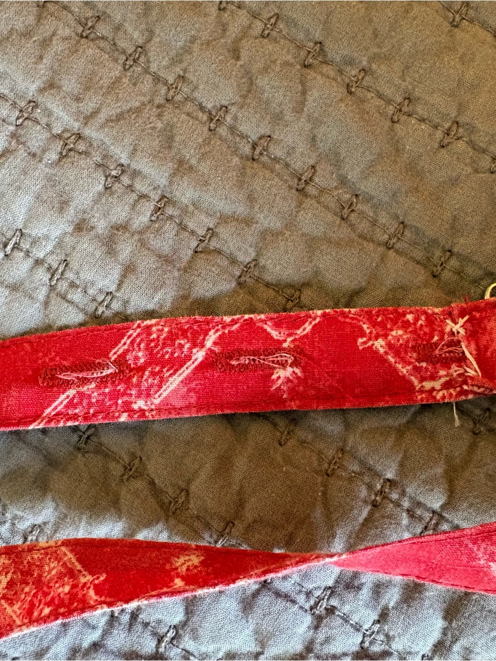 RVCA Red Patterned Button-Front Mini Sundress - Picture 7 of 7